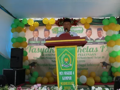 SAMBUTAN KAKAN KEMENAG KAMPAR