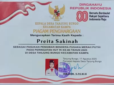 2025-PRESTASI SEBAGAI PASKIB HUT RI KE 80 KAMPA (PREITA SAKINAH)
