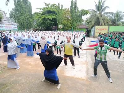 Kegiatan Senam Pagi Kamis 